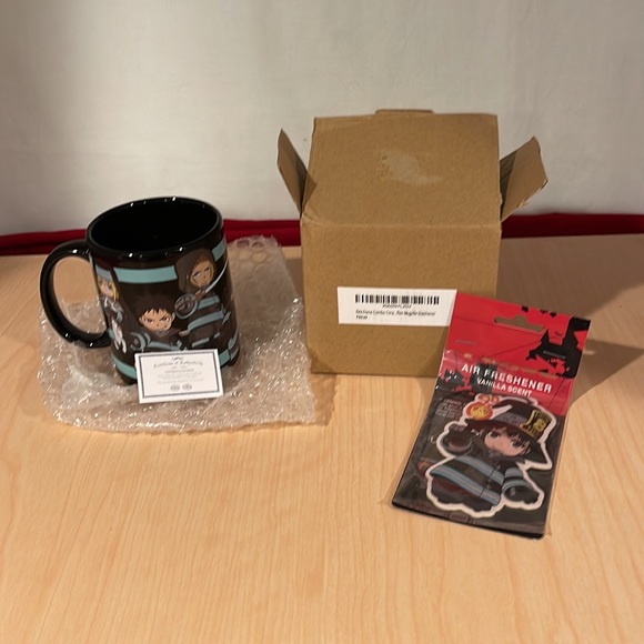 Fire Force Ceramic Coffee Mug/Vanilla Air Fresher. - Picture 3 of 7